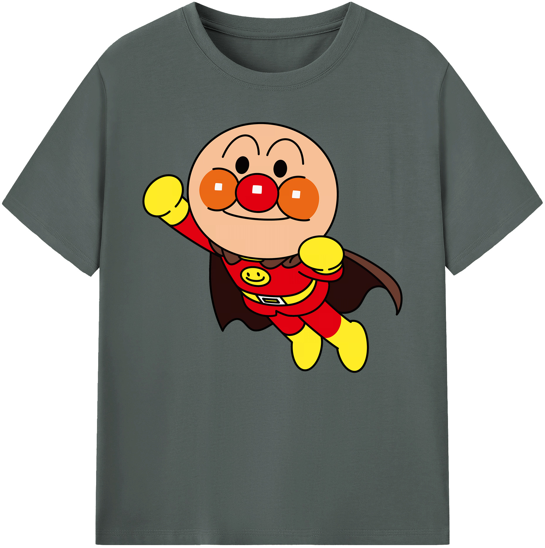 （画像用） アンパンマン Anpanman 綿100％ メンズ半袖Tシャツ｜肌触りやわらか＆通気性